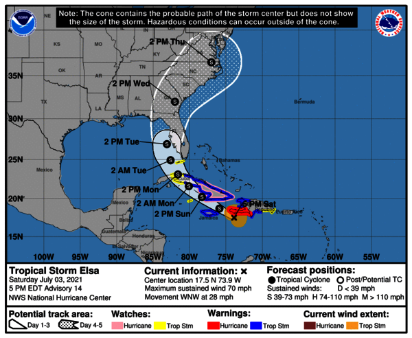 Cape Coral Hurricane Elsa